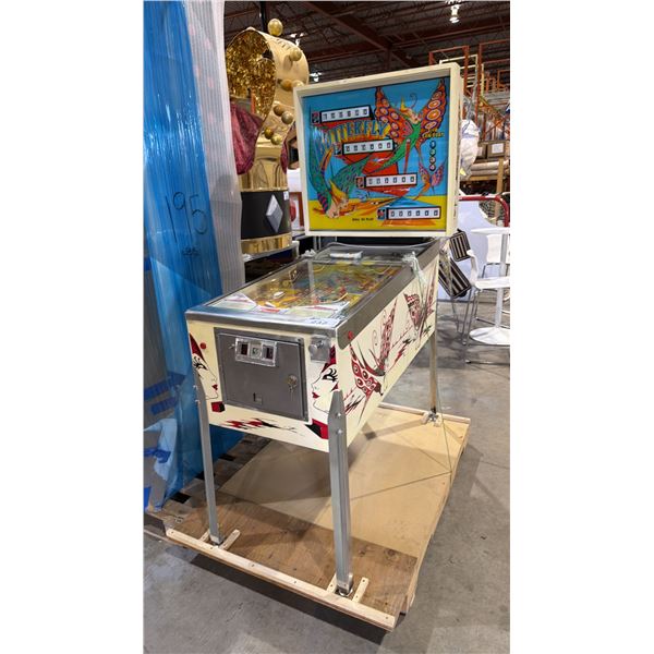 SONIC "BUTTERFLY" VINTAGE PINBALL MACHINE