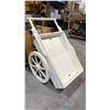 Image 1 : WOODEN MARKET FLOWER VENDER PULL CART
