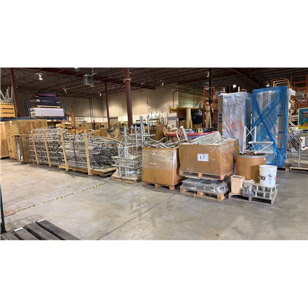 6 PALLETS OF EVENT STAGE LIGHT/SOUND RIGGING