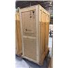 Image 2 : LARGE WOODEN STORAGE/TRANSPORT CRATE - APPROX.4 3/4FT X 2 3/4FT X 7FT HIGH