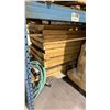 Image 4 : 2 PALLET RACKING SECTION OF ASSORTED SHEETS OF MDF & ACRYLIC PLASTIC, 2"X4" CONSTRUCTED