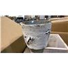 Image 4 : PALLET OF DECORATIVE SMALL PLANTERS, ASSORTED PINE CONES AND MORE