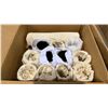 Image 4 : PALLET OF DECORATIVE ITEMS - ASSORTED GLASS VASES, SMALL BAMBOO BOXES AND MORE