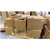 Image 1 : PALLET OF ASSORTED DECORATIVE GLASSWARE
