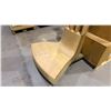 Image 3 : CUSTOM MADE YELLOW CEDAR BENCH SEAT SECTION