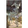 Image 2 : PALLET OF DECORATIVE ITEMS - LIGHTED DEER, GLASS VASES AND MORE