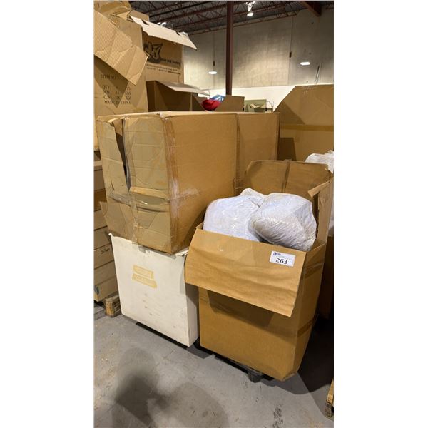 PALLET OF ASSORTED PILLOWS