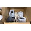 Image 3 : PALLET OF BLACK & GLASS CANDLE BOXES, ASIAN PAPER LANTERN AND MORE