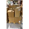 Image 1 : PALLET OF BLACK & GLASS CANDLE HOLDERS, ASSORTED GLASS VASES AND MORE