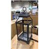 Image 3 : PALLET OF BLACK & GLASS CANDLE HOLDERS, ASSORTED GLASS VASES AND MORE