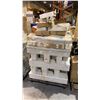 Image 1 : PALLET OF ASSORTED BEADED CURTAINS AND BEADED HANGING CHANDELIERS