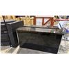 Image 3 : RETAIL STORE DISPLAY PLATFORMS, 2 SERVICE COUNTERS AND BLACK METAL RECTANGULAR STAND