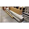 Image 5 : WOODEN A-FRAME MATERIAL PALLET RACK AND CONTENTS
