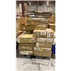 Image 1 : PALLET OF ASSORTED CAPITAL LETTERS LIGHT UP SIGNAGE WITH SEVERAL BOXES OF BULBS