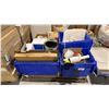 Image 1 : PALLET OF ASSORTED SHOP SUPPLIES AND SHIPPING/PACKAGING MATERIALS