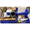 Image 3 : PALLET OF ASSORTED SHOP SUPPLIES AND SHIPPING/PACKAGING MATERIALS