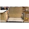 Image 2 : A-FRAME MOBILE SHEET MATERIAL CART AND LARGE STORAGE/TRANSPORT CRATE