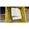 Image 6 : DOUBLE SIDED MOBILE SHELF STORAGE CART AND CONTENTS - ASSORTED LIGHT BULBS AND CHANDELIER PARTS