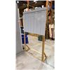 Image 4 : 2 SIGN BOARDS, WEST COAST MAP ON CLEAR PLEXI-GLASS AND ASSORTED SHEETS OF SHOP MATERIAL