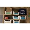 Image 2 : (2) 8FT HIGH X 2 1/2FT WIDE WOODEN SHELVING UNITS AND CONTENTS - LARGE ASSORTMENT OF FASTENERS