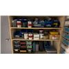 Image 3 : (2) 8FT HIGH X 2 1/2FT WIDE WOODEN SHELVING UNITS AND CONTENTS - LARGE ASSORTMENT OF FASTENERS