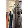 Image 3 : ASSORTED PALLET RACKING - UPRIGHTS, SIDE RAILS ASSORTED SIXES/COLORS AND RED MOBILE MATERIAL CART