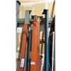 Image 4 : ASSORTED PALLET RACKING - UPRIGHTS, SIDE RAILS ASSORTED SIXES/COLORS AND RED MOBILE MATERIAL CART