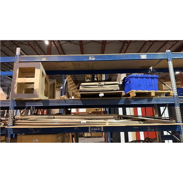 2 SHELVES OF EVENT RIGGING ITEMS
