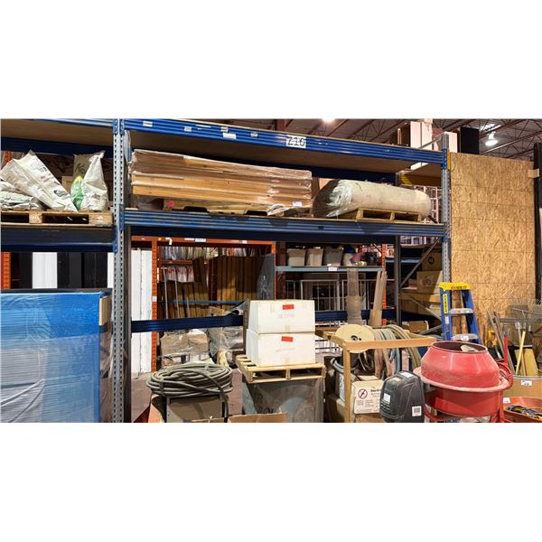 GROUP OF ASSORTED ITEMS - TRANSFORMER, ELECTRICAL WIRING, ROPE, AIR CONTROL UNIT WITH FILTERS,
