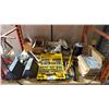 Image 2 : 2 SHELVES OF ASSORTED TOOLS/HARDWARE AND MISCELLANEOUS