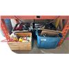Image 3 : 2 SHELVES OF ASSORTED TOOLS/HARDWARE AND MISCELLANEOUS