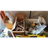 Image 5 : 2 SHELVES OF ASSORTED TOOLS/HARDWARE AND MISCELLANEOUS