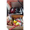 Image 6 : 2 SHELVES OF ASSORTED TOOLS/HARDWARE AND MISCELLANEOUS