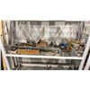 Image 10 : GROUP OF (4) WHITE SHELF RACKING UNITS AND CONTENTS - (8) 6FT UPRIGHTS, (20) 5 1/2FT SIDE RAILS