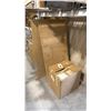 Image 4 : GROUP OF (4) WHITE SHELF RACKING UNITS AND CONTENTS - (8) 6FT UPRIGHTS, (20) 5 1/2FT SIDE RAILS