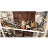 Image 7 : GROUP OF (4) WHITE SHELF RACKING UNITS AND CONTENTS - (8) 6FT UPRIGHTS, (20) 5 1/2FT SIDE RAILS