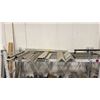Image 9 : GROUP OF (4) WHITE SHELF RACKING UNITS AND CONTENTS - (8) 6FT UPRIGHTS, (20) 5 1/2FT SIDE RAILS