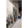 Image 1 : LARGE GROUP OF ASSORTED STEEL & ALUMINIUM FABRICATING MATERIAL - FLAT BAR, HOLLOW ROUND/