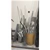 Image 2 : LARGE GROUP OF ASSORTED STEEL & ALUMINIUM FABRICATING MATERIAL - FLAT BAR, HOLLOW ROUND/