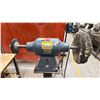 Image 3 : BALDOR INDUSTRIAL BUFFER ON STEEL PEDESTAL STAND