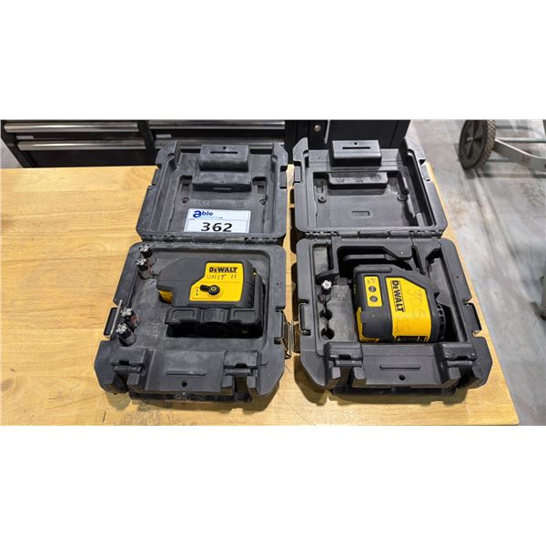 2 DEWALT LASER LEVEL SETS WITH CASE