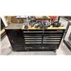 Image 1 : HUSKY 9 DRAWER WITH SIDE CUPBOARD MOBILE TOOL CABINET WITH CONTENTS