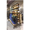 Image 2 : STEEL FRAMED A-FRAME MOBILE SHEET MATERIAL STORAGE/TRANSPORT CART WITH ASSORTED
