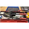 Image 2 : RED TOOL BOX AND CONTENTS - INSTALLATION KIT TOOLS & HARDWARE AND COLOR