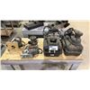 Image 1 : GROUP OF 4 PORTER CABLE POWER TOOLS - ROUTER, JIG SAW, ORBITAL SANDER AND PLATE JOINER
