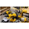 Image 6 : GROUP OF (9) DEWALT 18V POWER TOOLS WITH 3 CHARGERS AND 5 BATTERIES