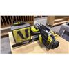 Image 1 : GROUP OF 3 RYOBI POWER TOOLS - ELECTRIC CHAINSAW, ROUTER AND JIG SAW