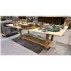 Image 7 : MOBILE WORK TABLE WITH PNEUMATIC CAM DRIVEN WHEEL WINDING SYSTEM AND MANY ASSORTED PARTS