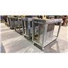 Image 1 : GROUP OF (4) MOBILE WOODEN WORK TABLES