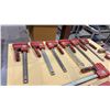 Image 2 : GROUP OF 15 ASSORTED SIZE BESSEY BAR CLAMPS